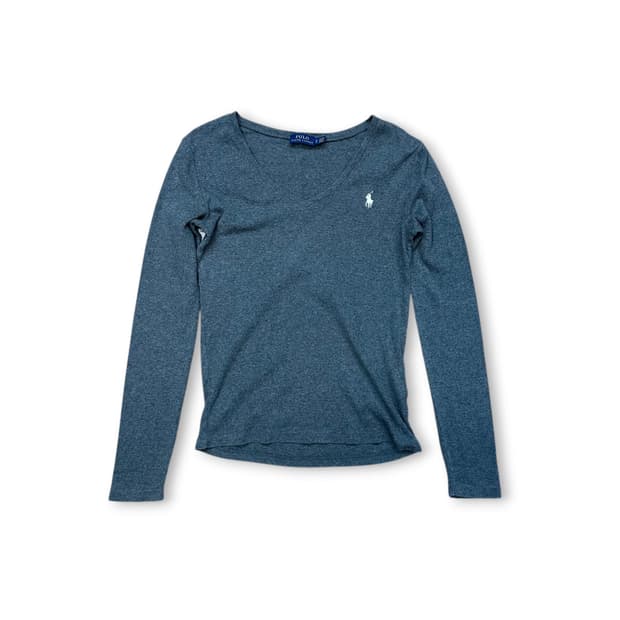 폴로랄프로렌 브이넥 긴팔티