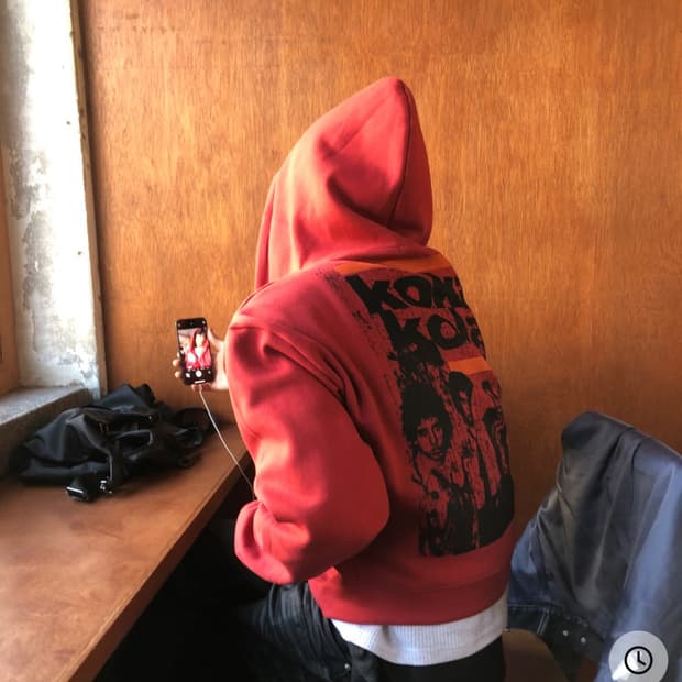 KOLA crop hooded zip-up