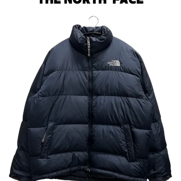 노스페이스 550필 구스다운 눕시 자켓 네이비
