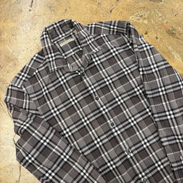 [정품/S] 버버리 브릿 노바체크셔츠 b16