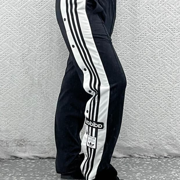 아디다스 빈티지 아디브레이크 사이드버튼 트랙팬츠 2XS C07751