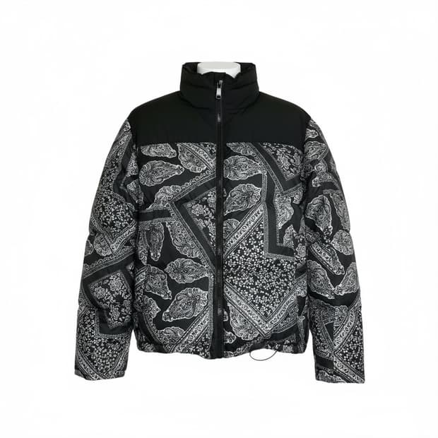자라 페이즐리 패딩 M