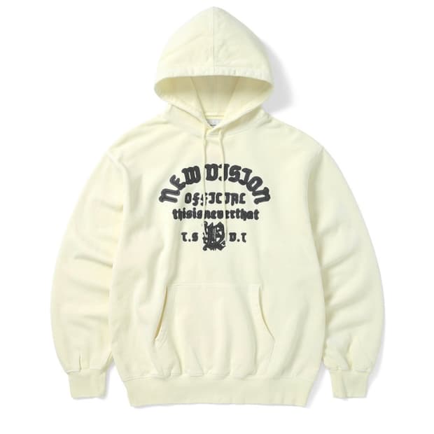 디스이즈네버댓 후드티New Vision Crack Hoodie Ivory