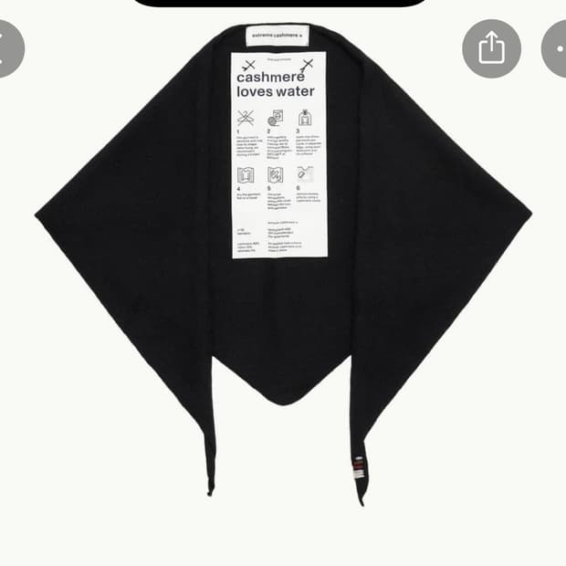 (구매) 익스트림캐시미어 반다나 레이븐 블랙