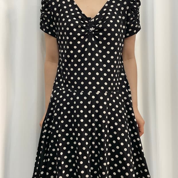 dot design dress