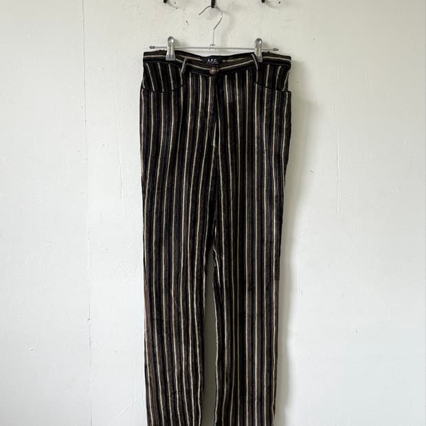 00‘s A.P.C. 코듀로이 스트라이프 팬츠