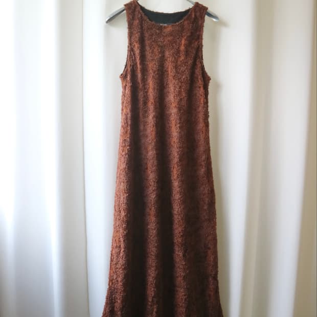 Song For The Mute shaggy tank dress