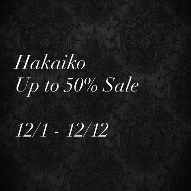 Hakaiko 2025 End sale up to 50%