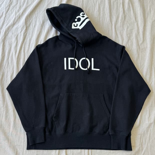 챔피온 재팬 리버스위브 아이돌 프린팅 후드 XL