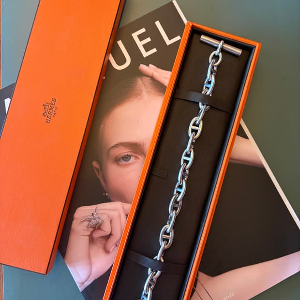 에르메스 샹달 실버 팔짜