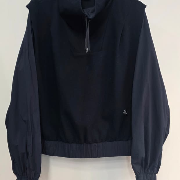 먼싱웨어 여성 골프 반집업