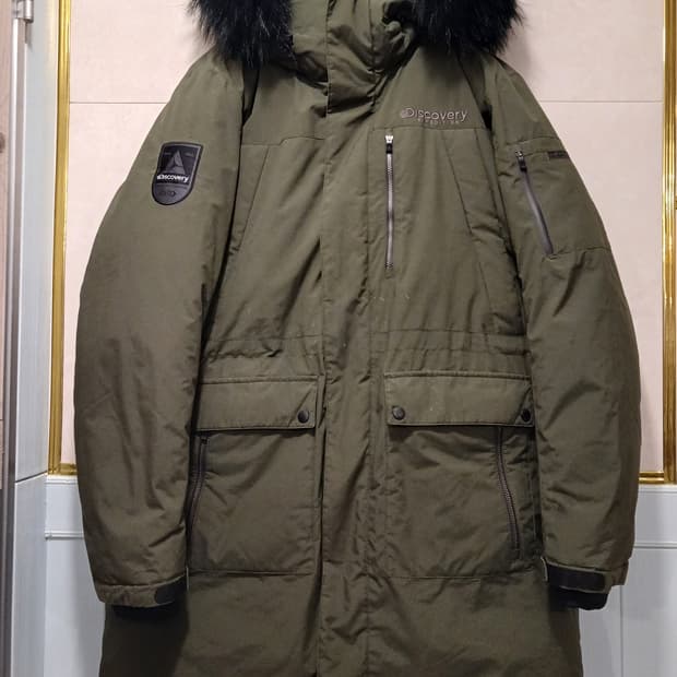 디스커버리 정품 남성 패딩 110 사이즈