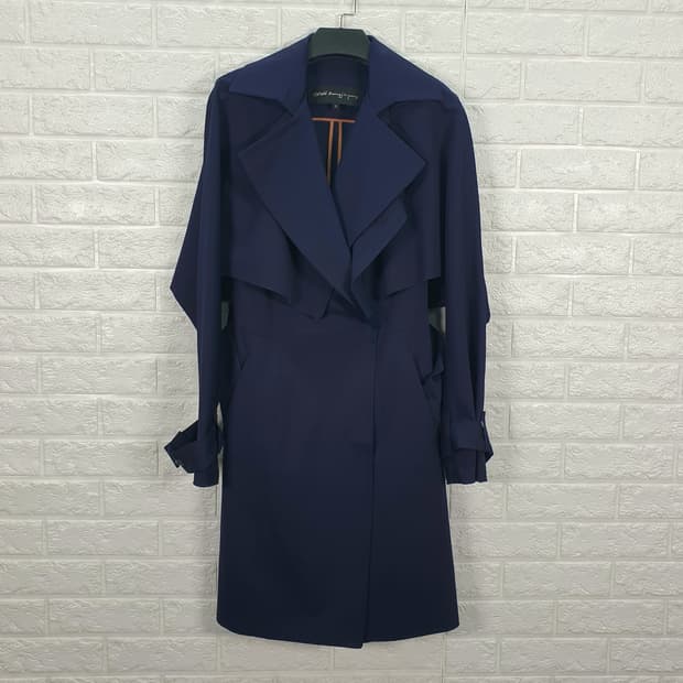 [55]오브제 트렌치형 원피스 코트