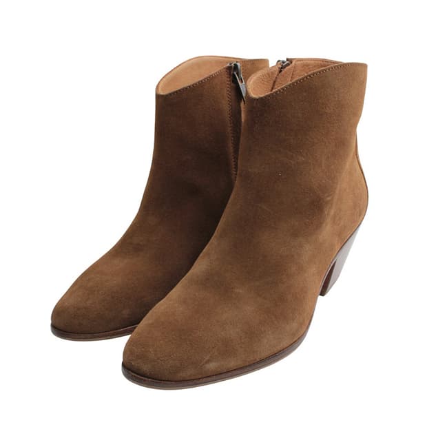 이자벨 마랑 카멜 디커 앵클 부츠 36