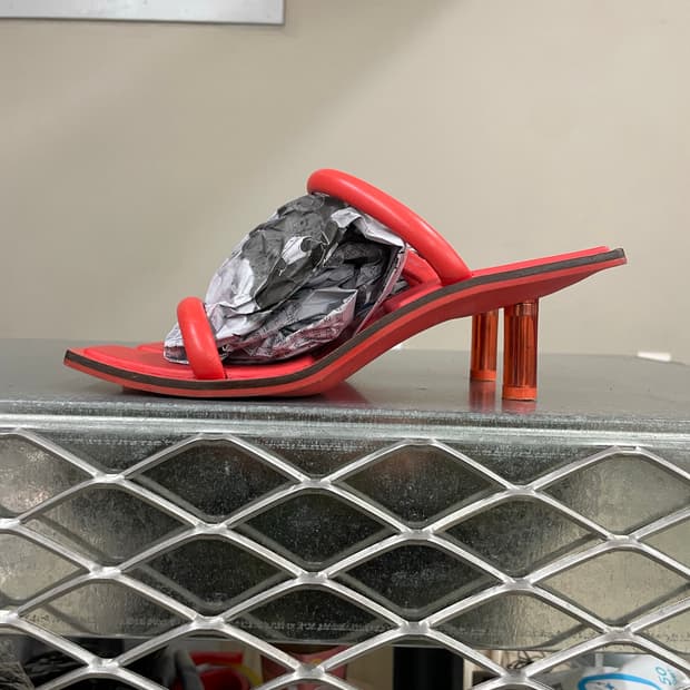 찰스앤키스 스트랩 샌들 레드 39