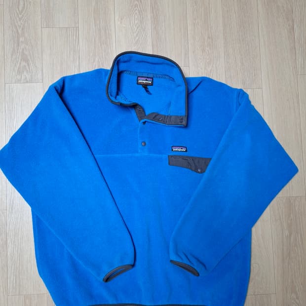 XL 파타고니아 블루 신칠라 플리스 풀오버