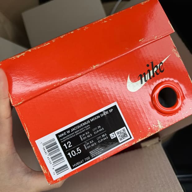 [290 US W12 M10.5] 자크뮈스 나이키 문슈즈 화이트