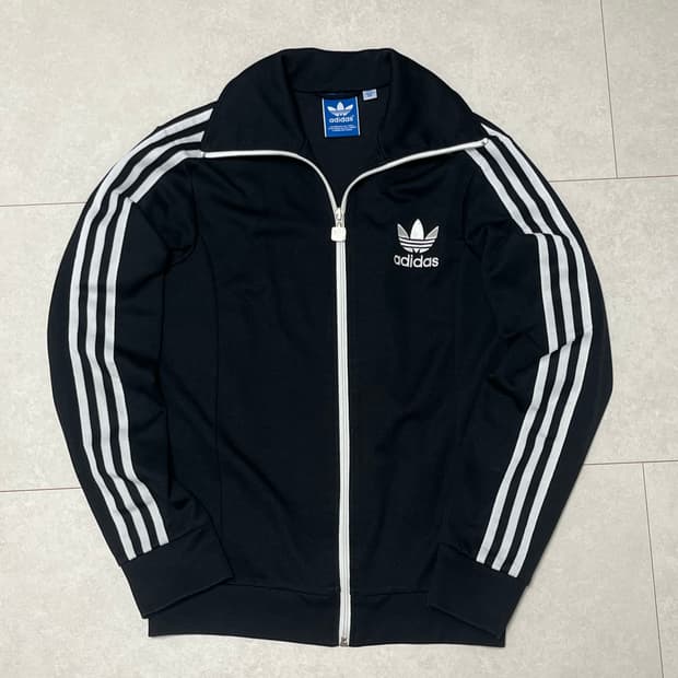 아디다스 유로파 블랙 기본 트랙탑 져지 85/xs