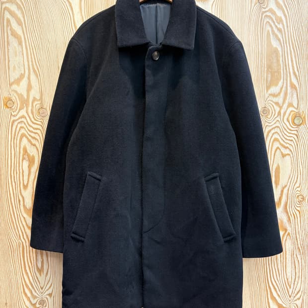 입생로랑 울/캐시미어 싱글 코트