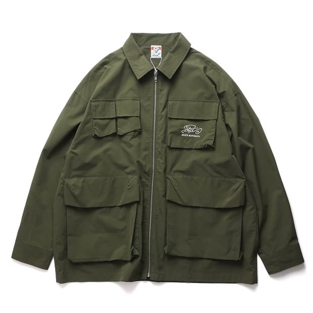 WHO'S WHO gallery Military Shirt Jacket