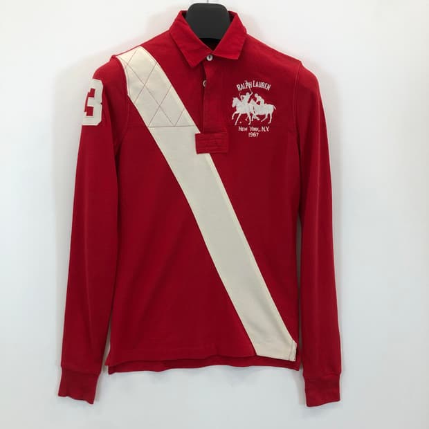 폴로 랄프로렌 빅포니 카라티 S 사선 00s