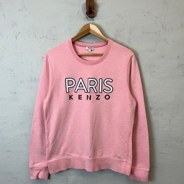 KENZO 겐조 파리 핑크 맨투맨