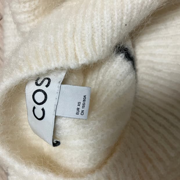 코스 모헤어 스트라이프 니트