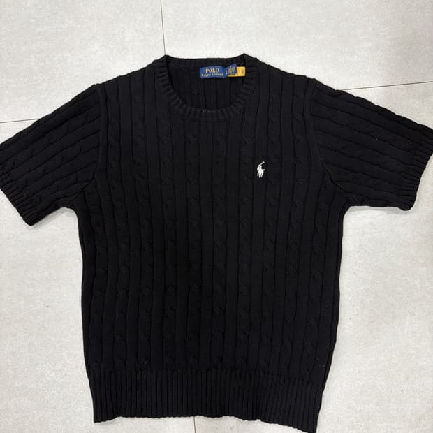 폴로 랄프로렌 꽈배기 반팔니트