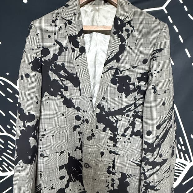 TAISHI NOBUKUNI 페인팅 자켓