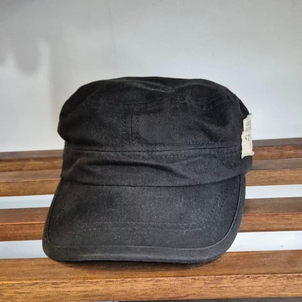 블랙 밀리터리 캡