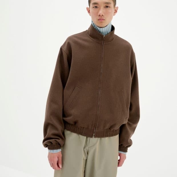 [3] 23FW 오라리 베이비 카멜 블루종