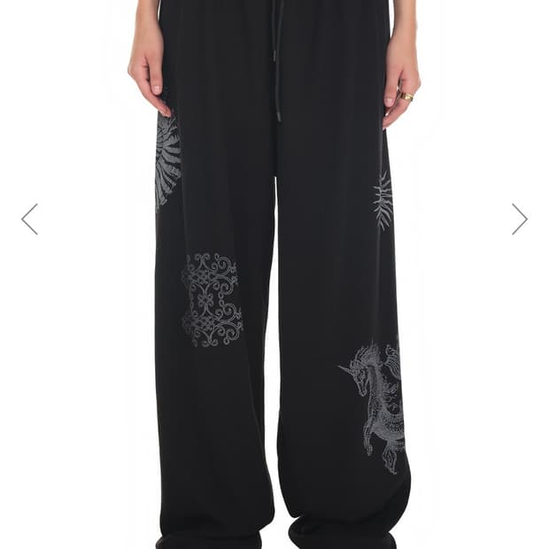 투머치택스 와플 팬츠 블랙 S