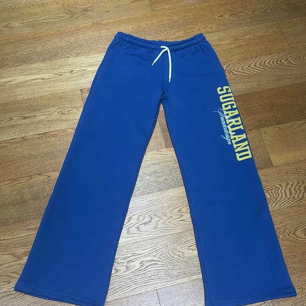 스웨이드 슈가랜드 스웻팬츠 블루 SUGARLAND SWEAT PANTS