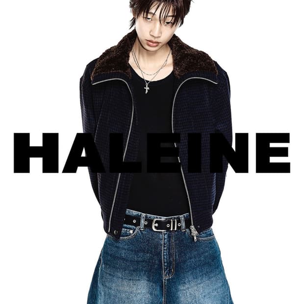 (Navy) 알렌느 하이넥 크롭 울 블루종 (2size)