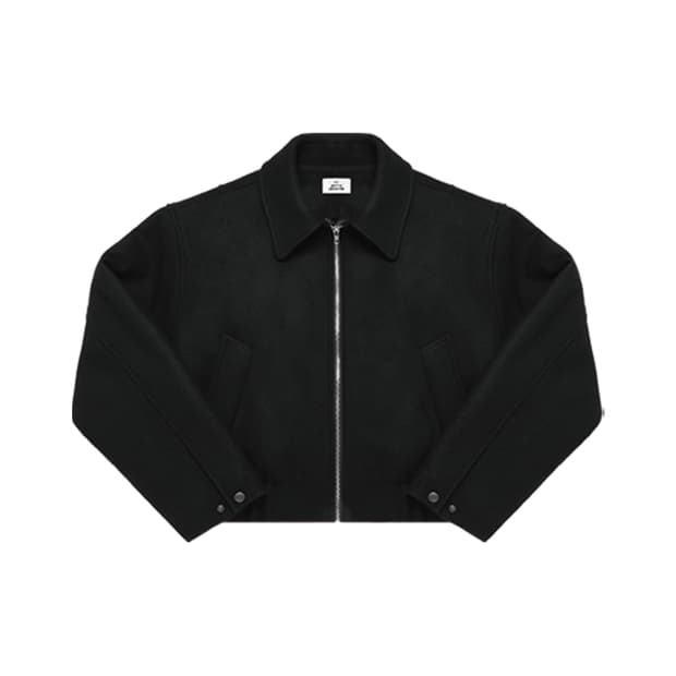 [M] MJD 울 크롭 자켓 블랙