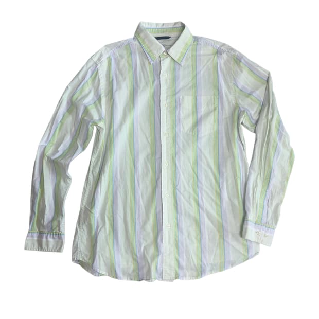 90s 올드갭 스트라이프 코튼 셔츠 