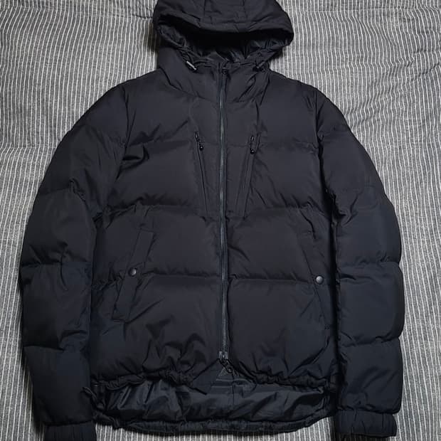 요지야마모토 백포켓 구스다운 경량 패딩