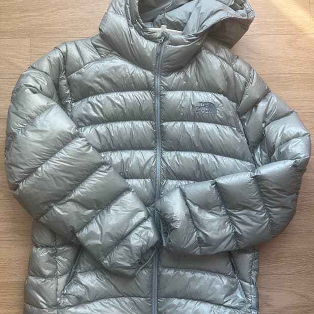 노스페이스 마티에르 EX RDS 다운 후디 라이트 그레이 - 25FW