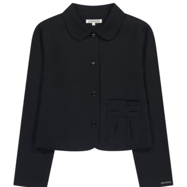 코이세이오 자켓 + 치마 셋업 블랙 2