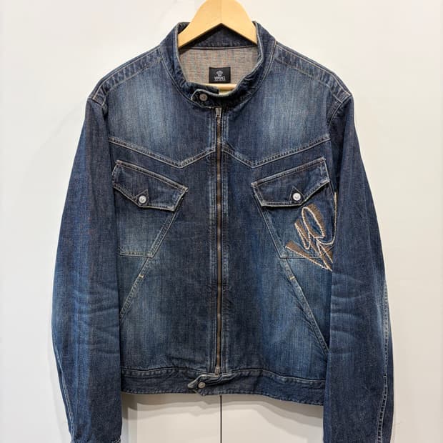 베르사체 웨스턴 트러커 데님 자켓