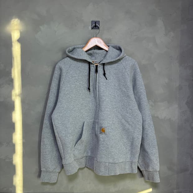 칼하트 wip 라이트 카럭스 후드집업 그레이