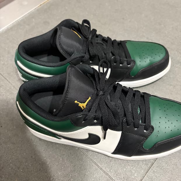 나이키 덩크 에어 조던 1 로우 그린토 275
