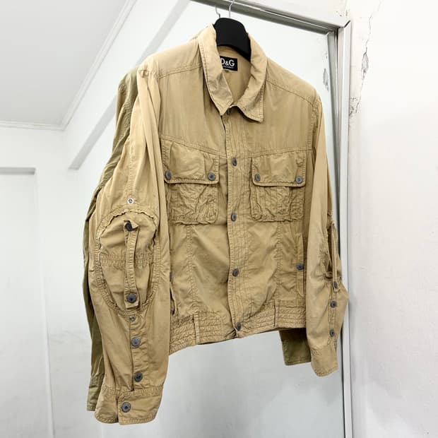 돌체앤가바나 04AW 유틸리티 파라슈트 자켓