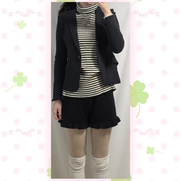 챠콜그레이 울 자켓