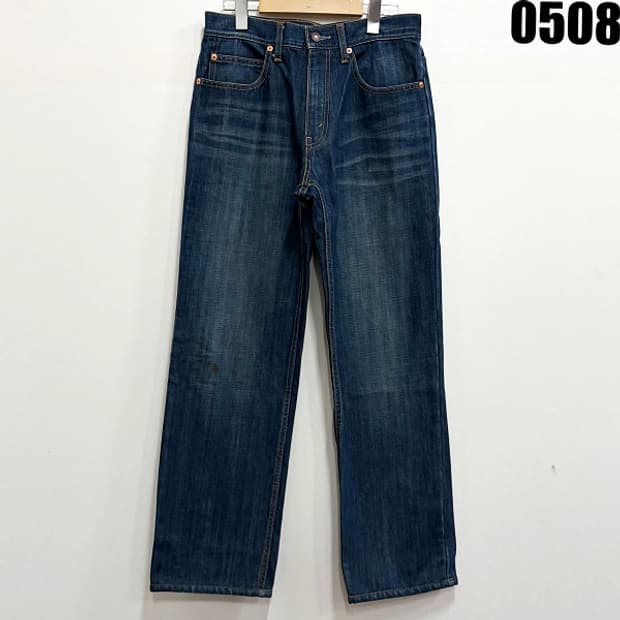 리바이스 206 중청 워싱 스트레이트핏 데님 팬츠 W78L86 0508