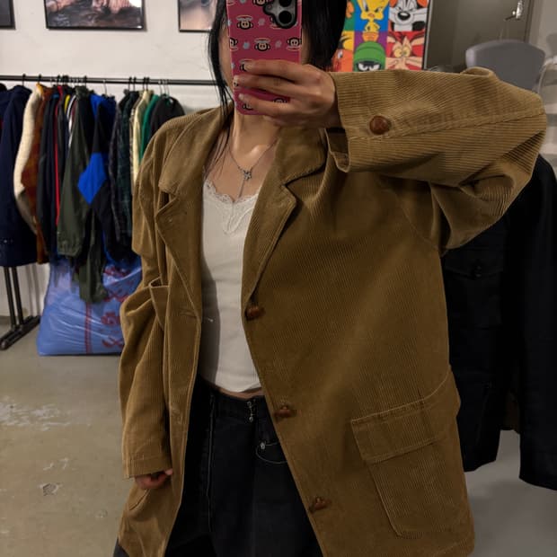 일제 코듀로이 블레이저 자켓