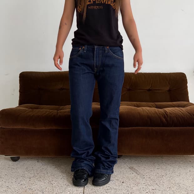 00s Levi’s 516 진청 부츠컷 데님 팬츠