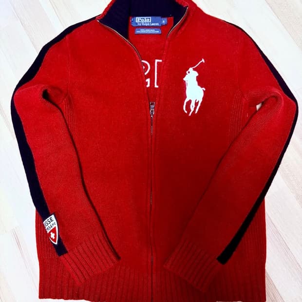 폴로 스위스 램스울 투웨이 집업