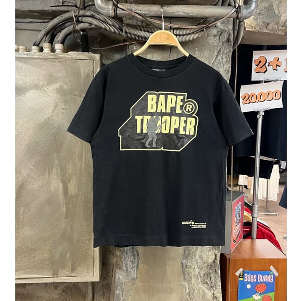 베이프 Trooper 반팔티 블랙 S #csz3847