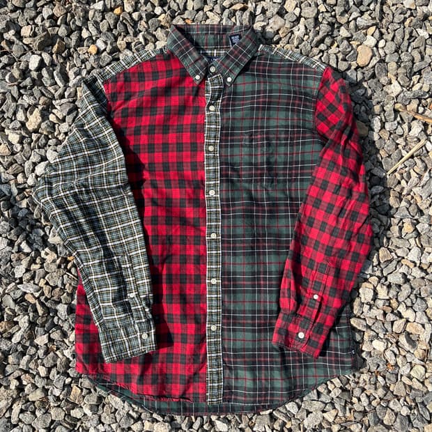 CHAPS (랄프로렌 ) 패치워크 셔츠 (실측확인)